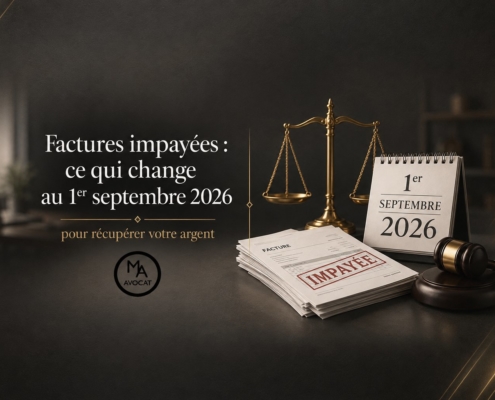 Factures impayées : ce qui change au 1er septembre 2026 — recouvrement de créances
